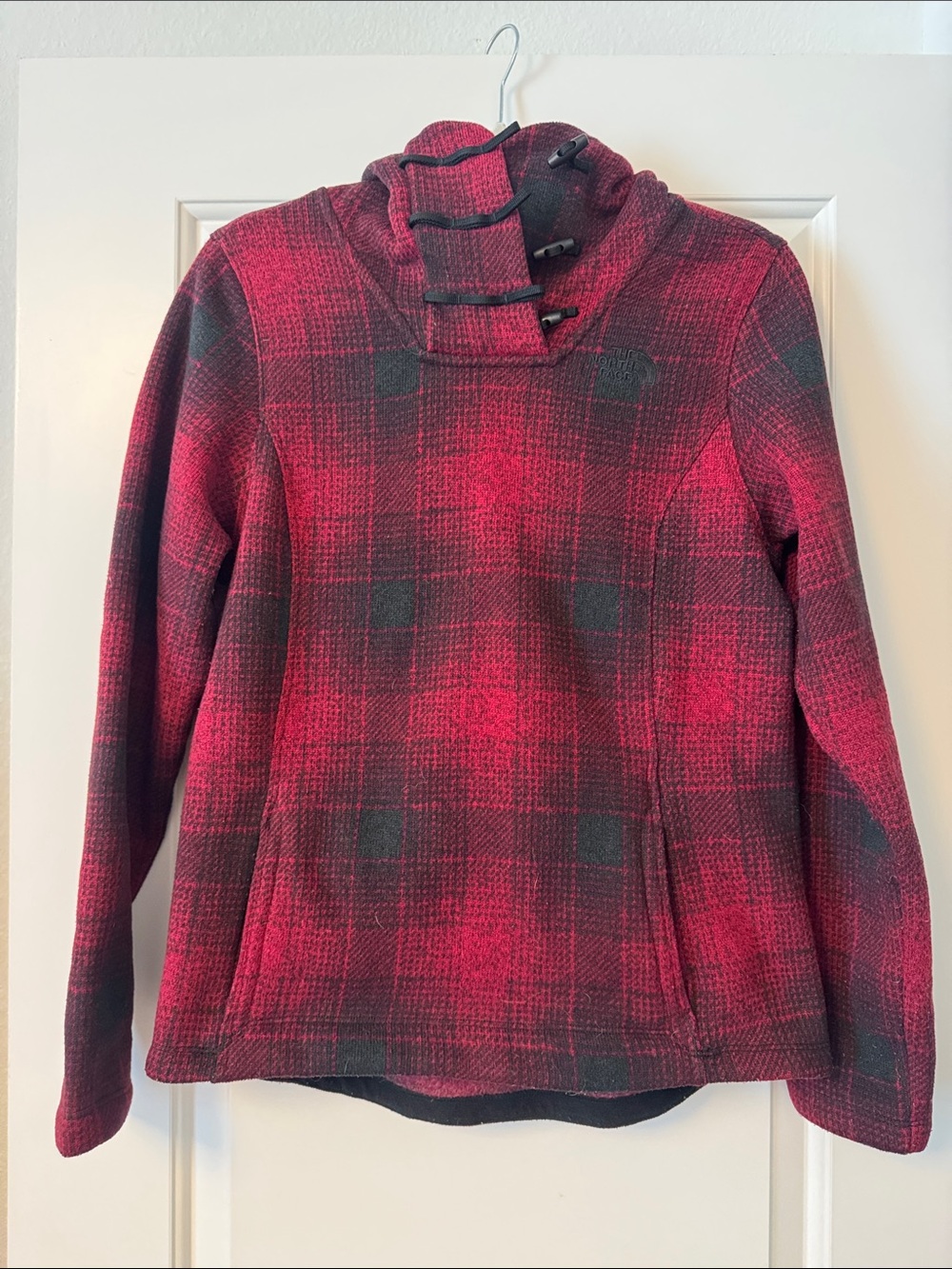The North Face Red Plaid Pullover Sweater